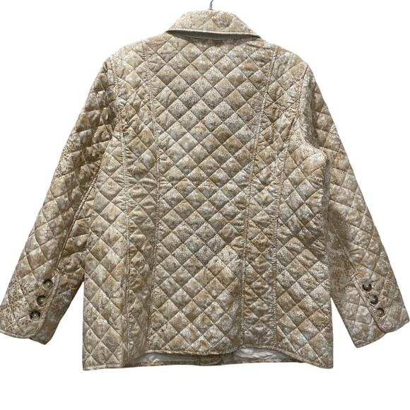 Womens Quilted Jacket 2 Fall Outerwear Lightweight Barn Coat Traveler Layering - Picture 3 of 8